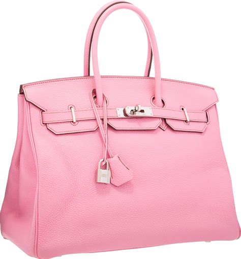 pink burkin bag|birkin leather bag.